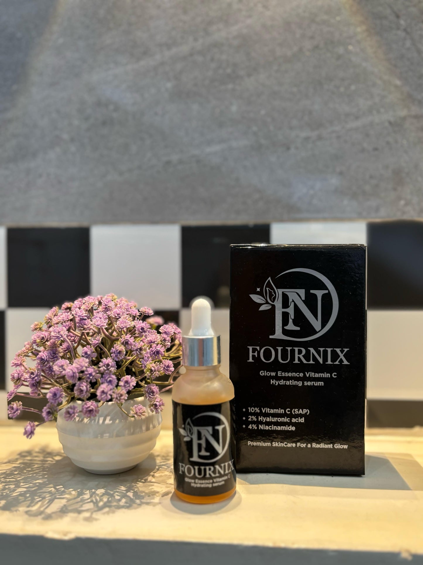 Fournix Glow Essence 3 in 1 Serum  (Vitamin c, Niacinamide & Hyaluronic acid)